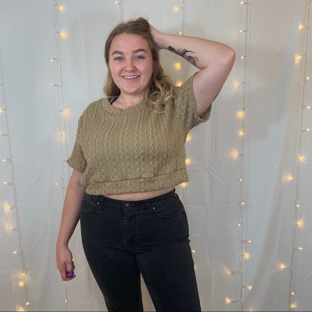 Cropped sweater